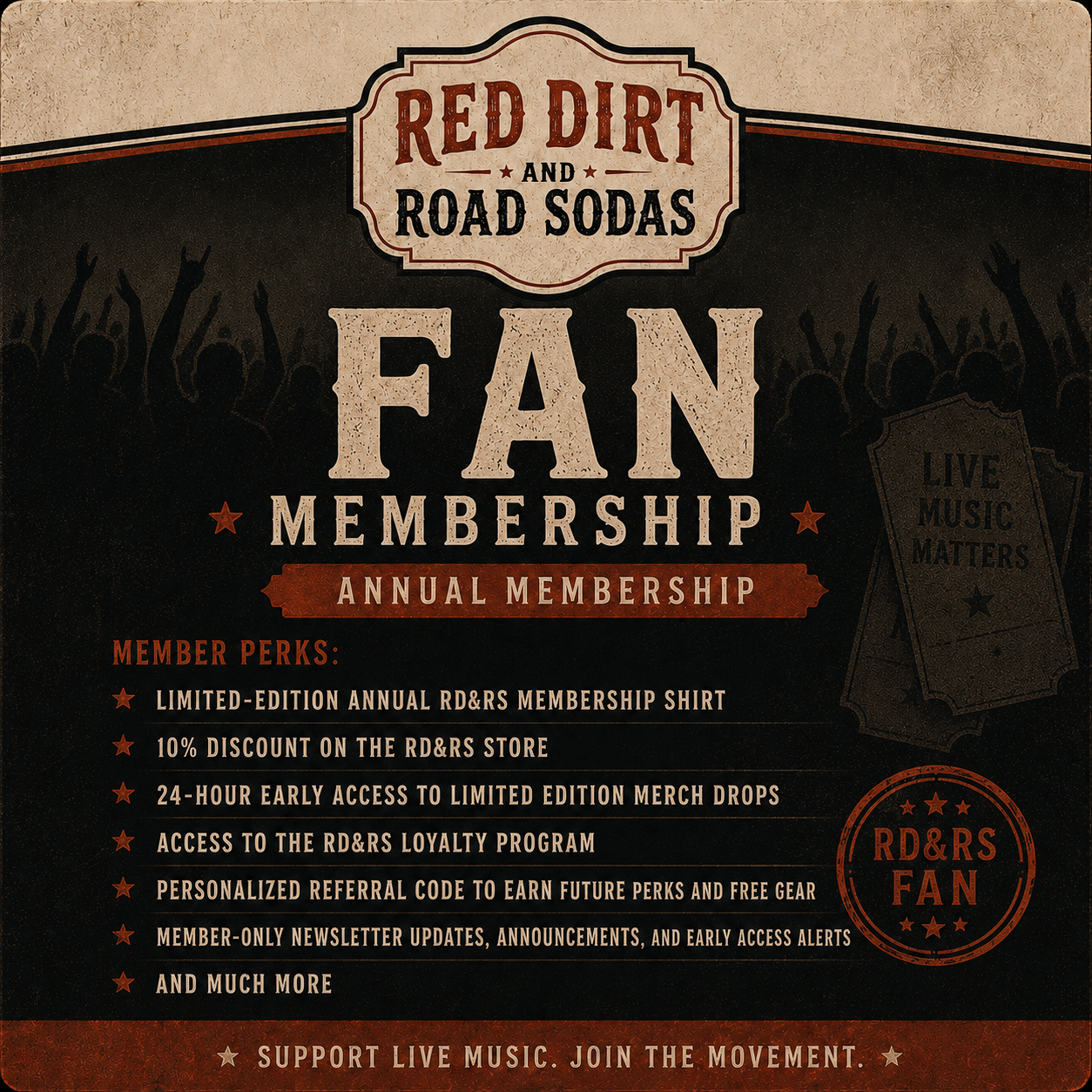 RD&RS Fan Membership (Annual)