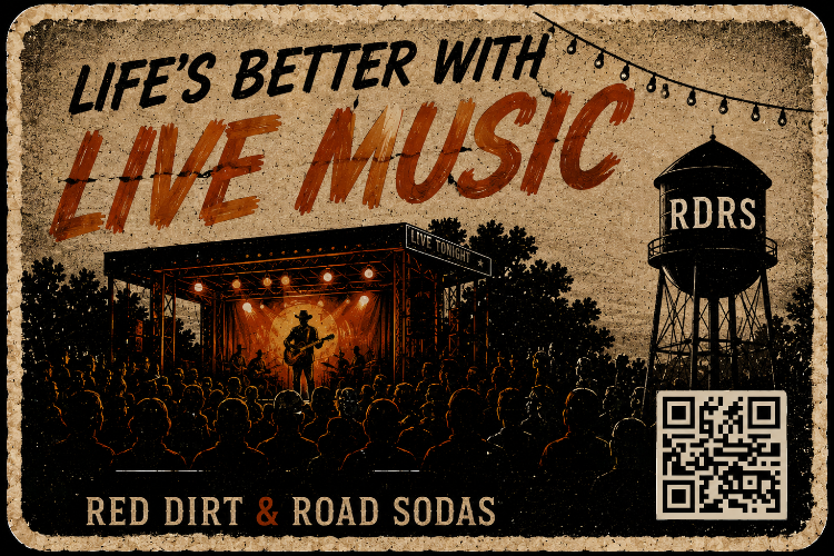 Life’s Better QR Sticker | Red Dirt & Road Sodas
