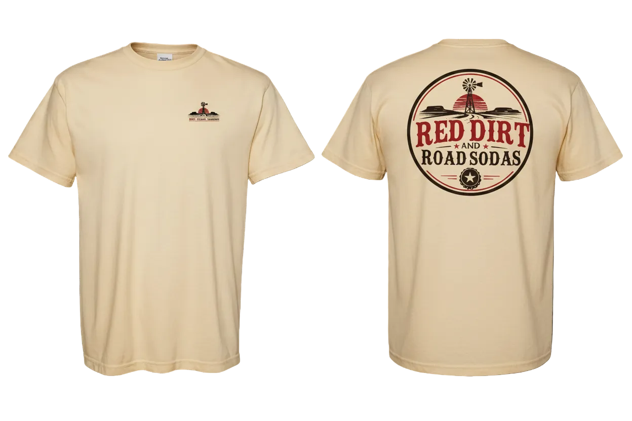 Red Dirt & Road Sodas Logo Tee